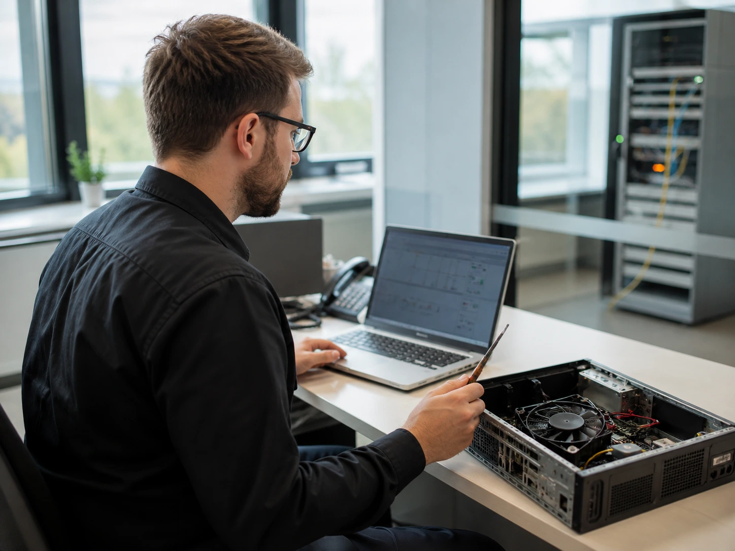 Diagnostic informatique en entreprise Diagnostic de maintenance informatique curative dans une entreprise de l’Eure
